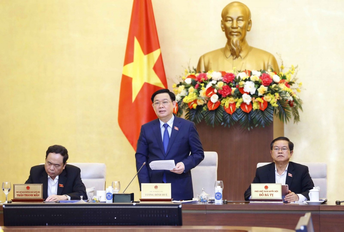 NA Chairman Vuong Dinh Hue will chair the NA Standing Committee meeting