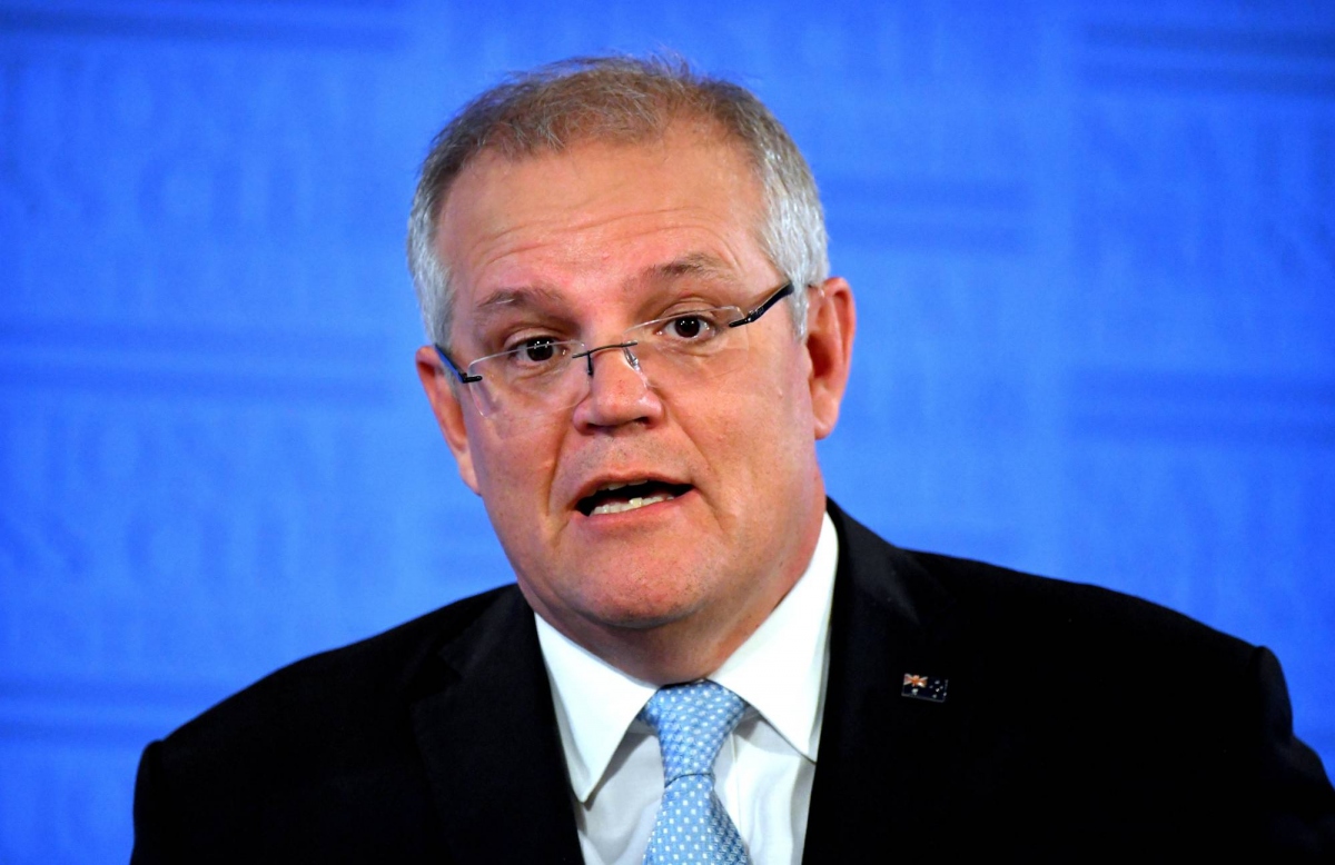 Thủ tướng Australia Scott Morrison. Ảnh: Japan Times.