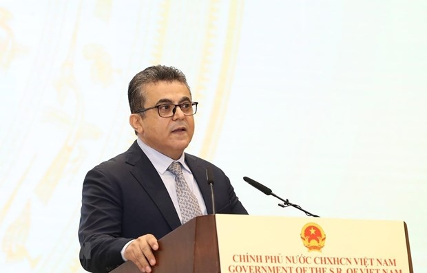 Palestinian Ambassador to Vietnam Saadi Salama (Photo: VNA)