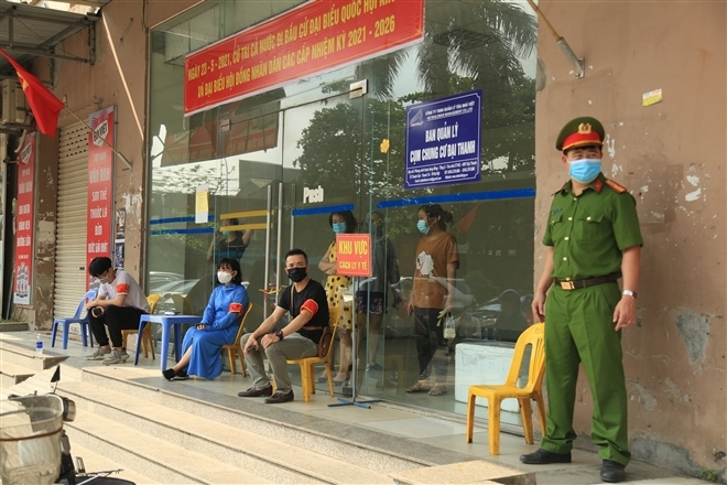 Hà Nội phong tỏa 1 tòa nhà chung cư Đại Thanh sau khi phát hiện ca mắc Covid-19