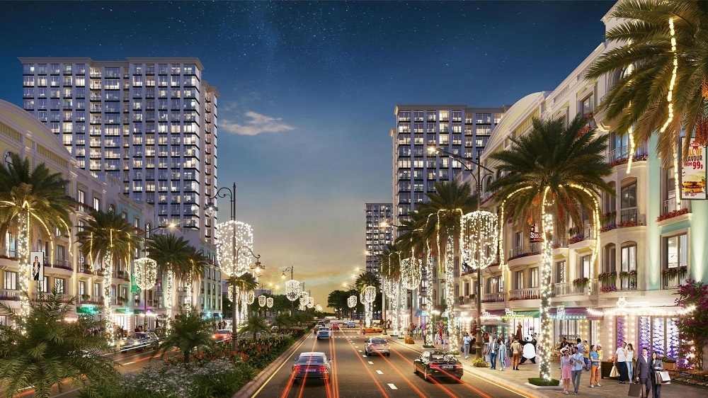 Quảng trường biển và Trục đại lộ rộng bậc nhất Việt Nam thuộc Sun Grand Boulevar sẽ biến Sầm Sơn thành Thành phố đêm không ngủ.