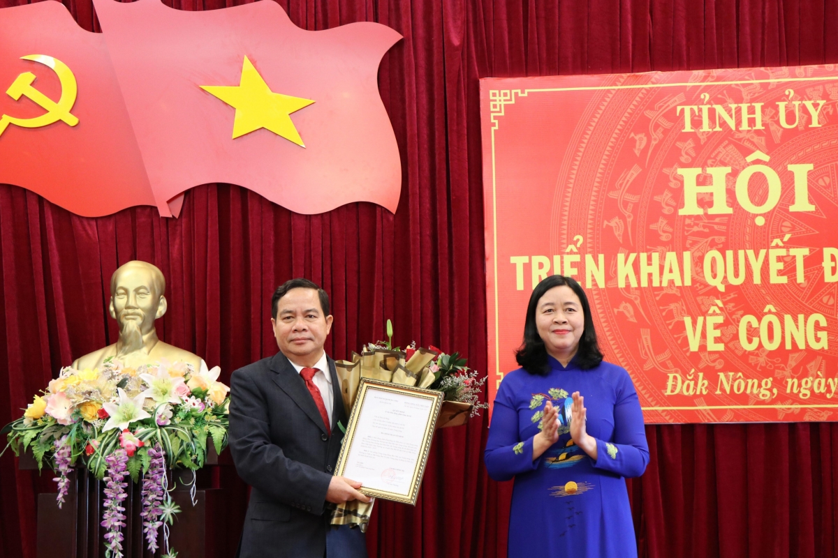 Ông Điểu K’Ré được điều động giữ chức Phó Bí thư Tỉnh ủy Đắk Nông