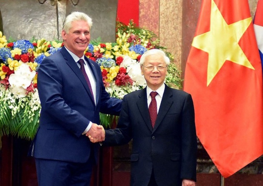 vietnam treasures traditional relations with cuba party leader picture 1