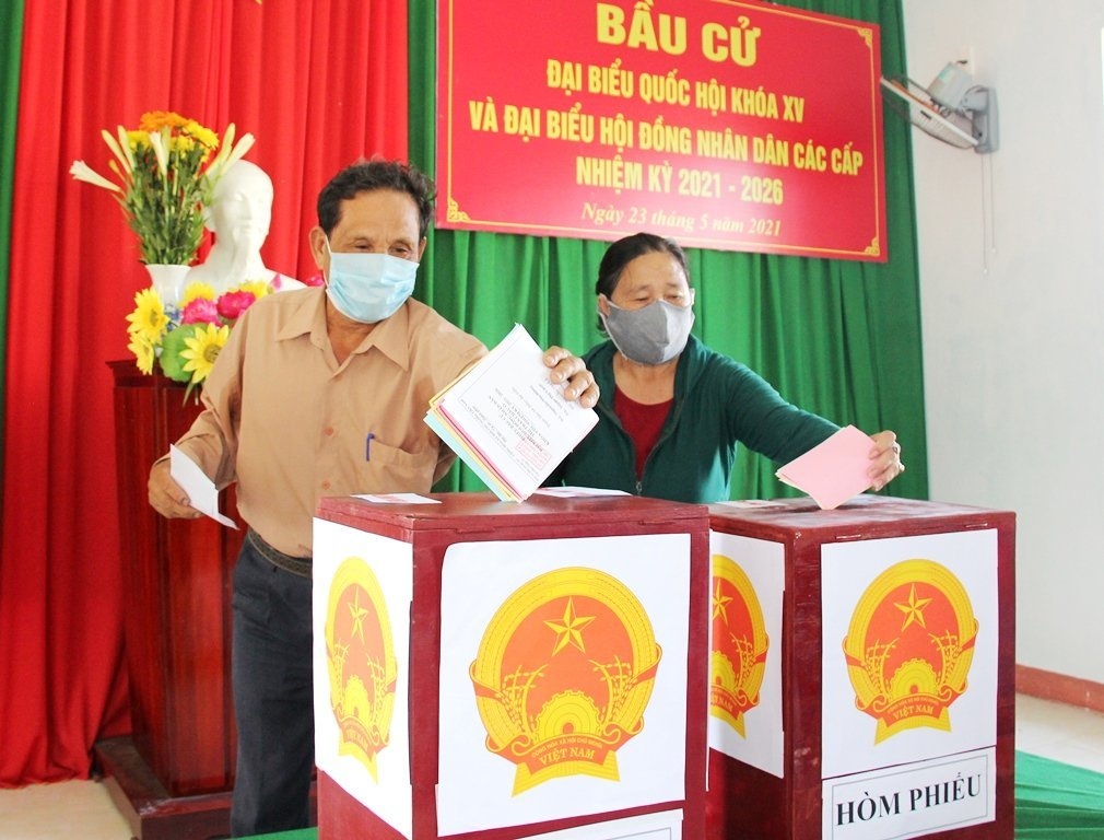 Tỷ lệ cử tri đi bầu cử ở tỉnh Quảng Ngãi đạt 99.71%
