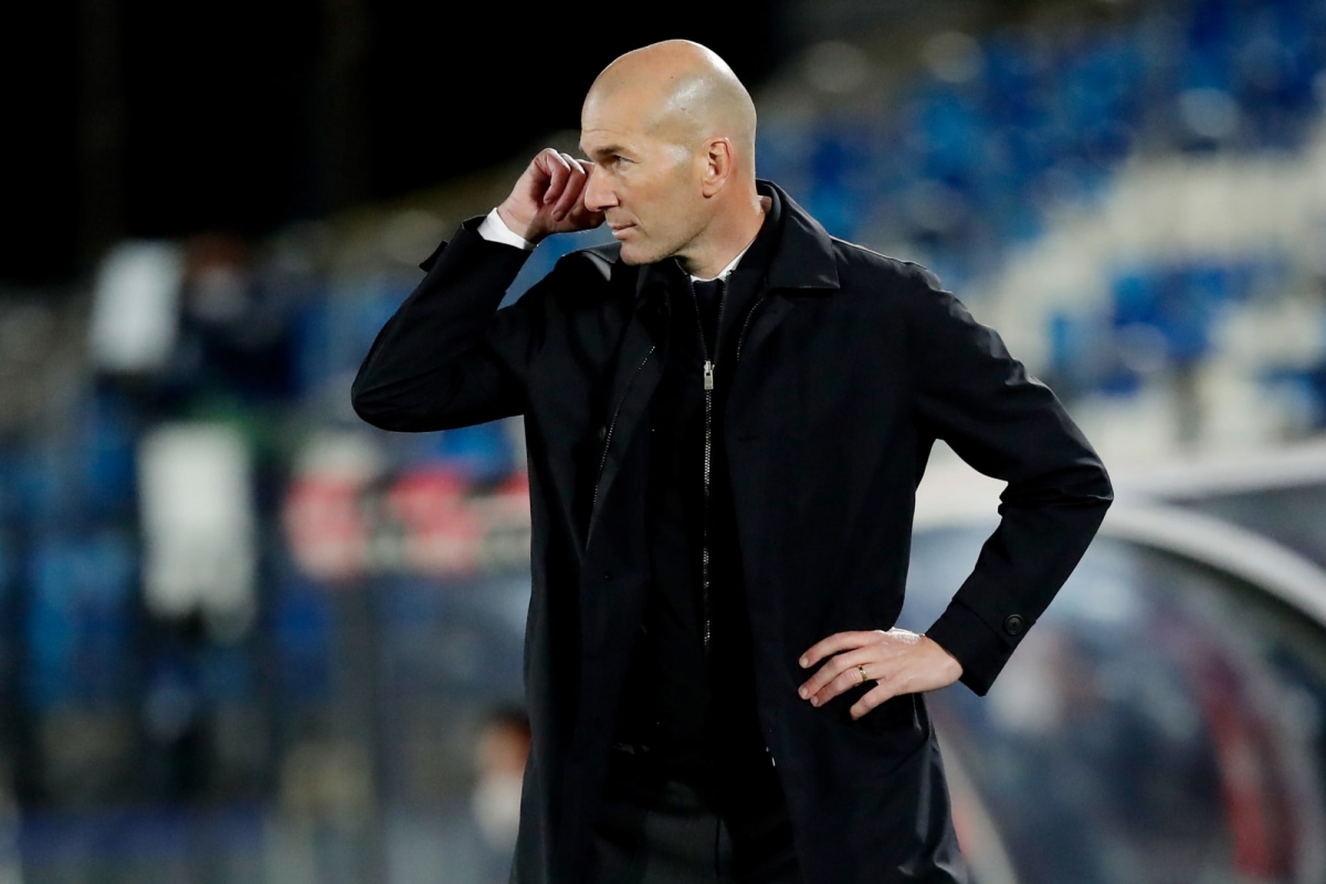 Thầy trò HLV Zidane đã mất đi quyền tự quyết trong cuộc đua vô địch La Liga. (Ảnh: Getty). 