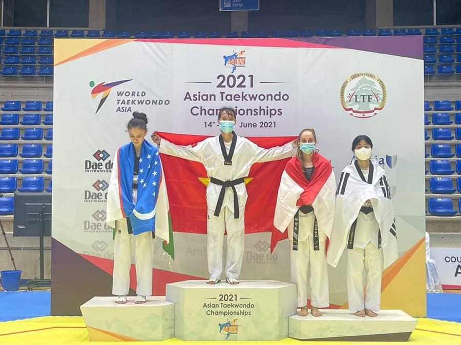 local martial artist bags gold medal at asian taekwondo tournament picture 1