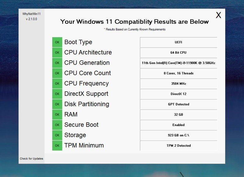 cong cu giup kiem tra nhanh he thong co tuong thich windows 11 khong hinh anh 3