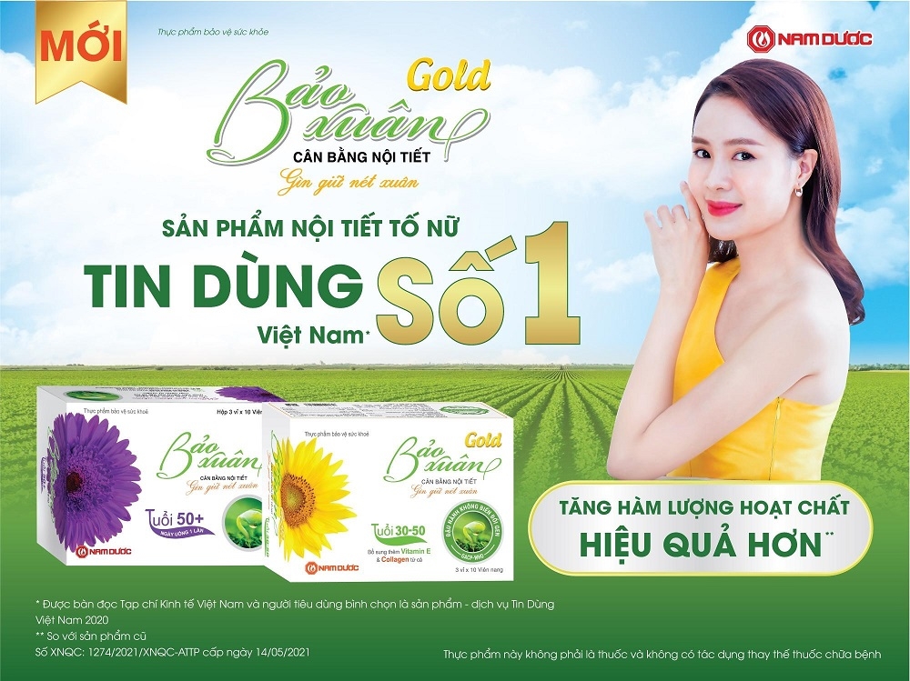 Bảo Xuân Gold phiên bản mới với công thức cải tiến, gia tăng hàm lượng, hiệu quả cao hơn