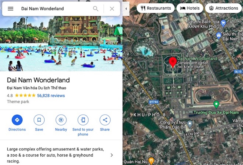 bao danh gia 5 sao ao kdl Dai nam tren google maps bi boc hoi hinh anh 2