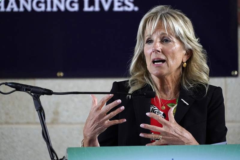 Phu nhân Tổng thống Mỹ Jill Biden. Ảnh: Reuters