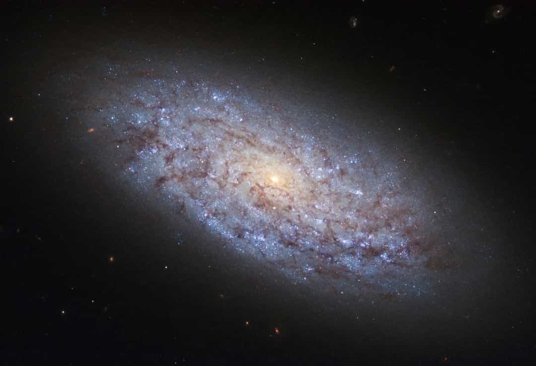 NASA ghi lại hình ảnh đẹp như tranh vẽ của một thiên hà lùn mang tên NGC 5949.