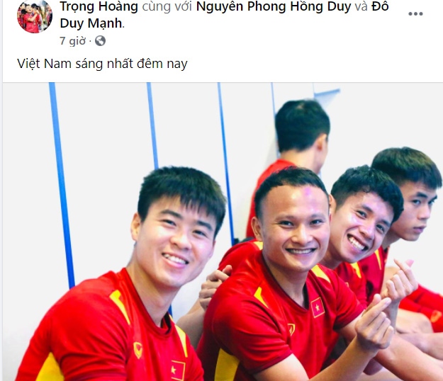 bùi tấn trường cảm ơn hlv park hang seo, dàn sao Đt việt nam ăn mừng trên mạng xã hội hình ảnh 4 bui tan truong cam on hlv park hang seo, dan sao Dt viet nam an mung tren mang xa hoi hinh anh 4