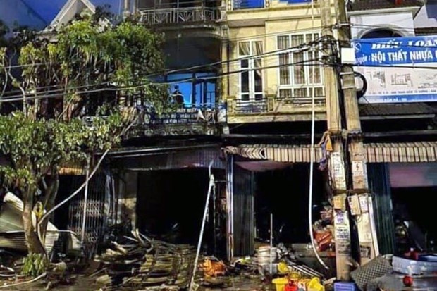 house fire in quang ninh leaves one dead picture 1