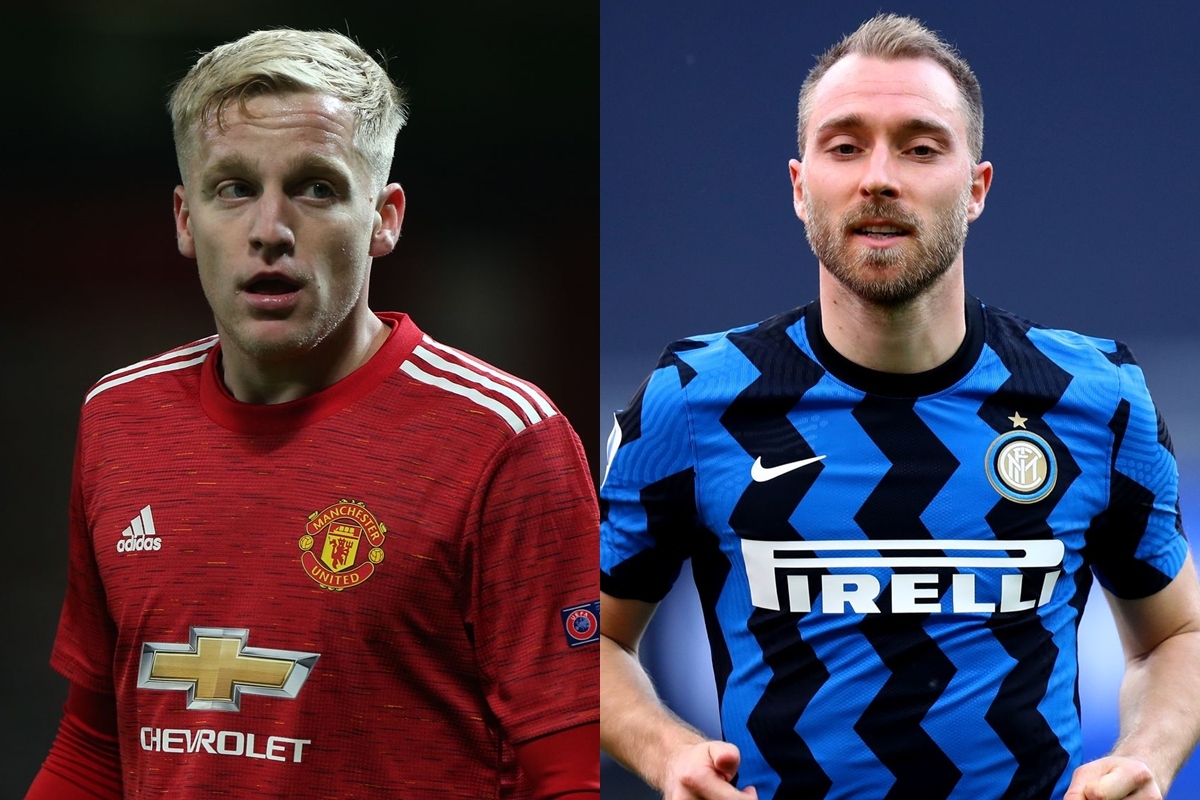 Inter Milan tính mượn Van De Beek từ MU để thế chỗ Christian Eriksen