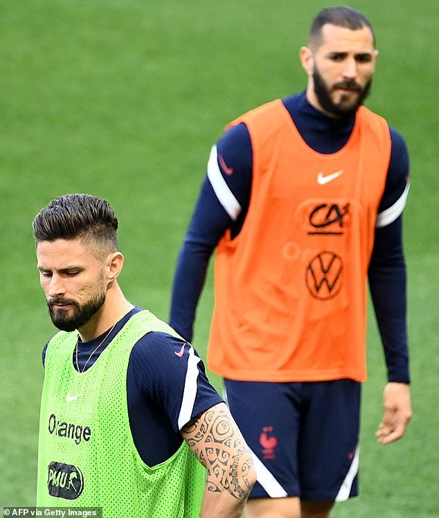 Benzema và Giroud sẽ tranh suất tiền đạo trong đội hình ĐT Pháp ở VCK EURO 2020. (Ảnh: Getty)