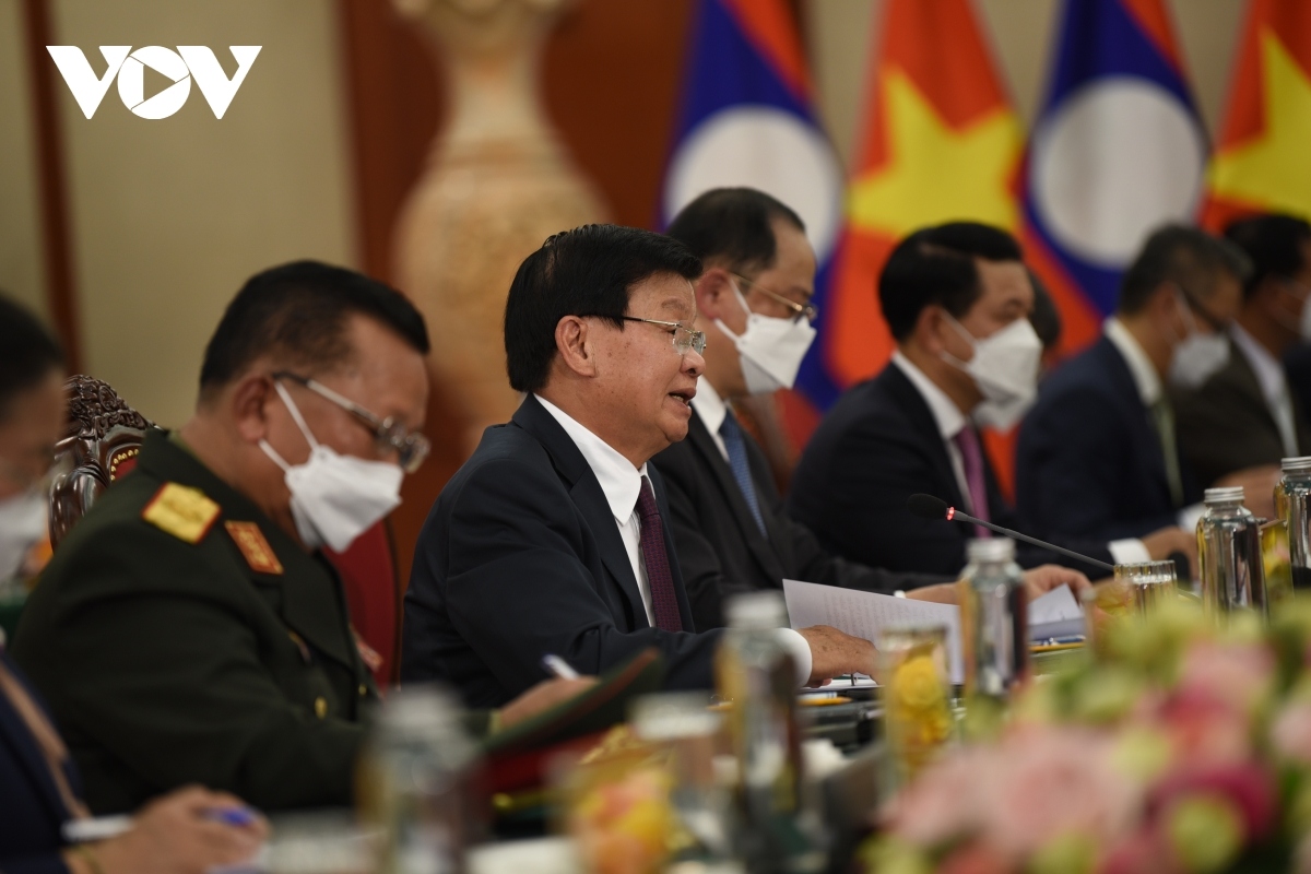 welcome ceremony for top lao leader in hanoi picture 10