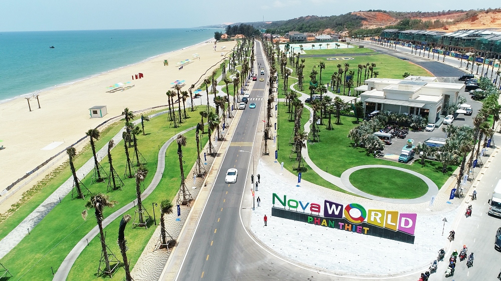 NovaWorld Phan Thiet dự kiến vận hành toàn khu năm 2023, thời điểm sân bay và cao tốc hoàn thành. (Ảnh thực tế Dự án)