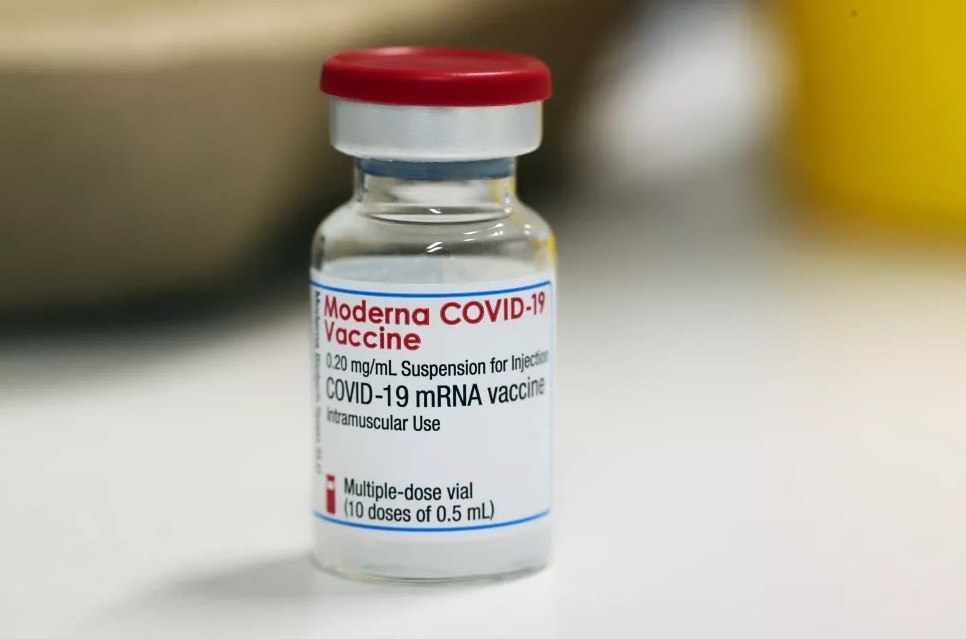 Vaccine Covid-19 của Moderna. Ảnh: AP