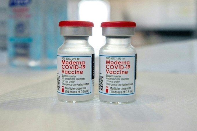 Vaccine COVID-19 của Moderna. (Ảnh: AFP)