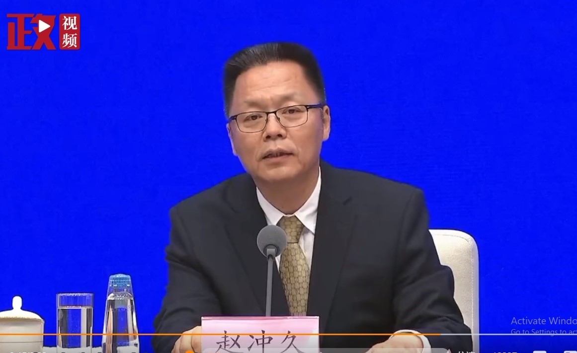 Ông Triệu Trung Cửu, Thứ trưởng Bộ Giao thông Vận tải Trung Quốc. Nguồn Chinanews