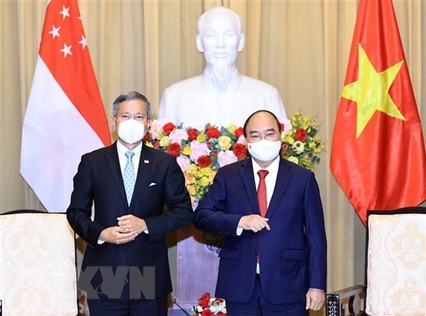 vn leaders encourage singaporean investment in vietnam picture 2 vn leaders encourage singaporean investment in vietnam picture 2