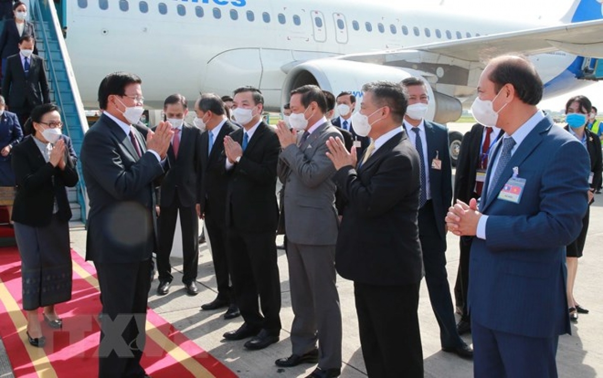 top lao leader arrives in hanoi for vietnam visit picture 3