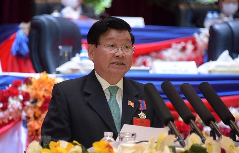 Tổng Bí thư Ban Chấp hành Trung ương Đảng Nhân dân Cách mạng Lào, Chủ tịch nước Cộng hòa Dân chủ Nhân dân Lào Thongloun Sisoulith. Ảnh: TTXVN