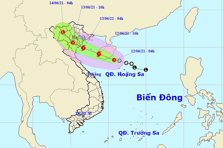 tropical low depression to strengthen into storm, threaten northern vietnam picture 1