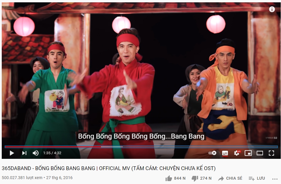  bong bong bang bang xac lap ky luc moi, cham moc nua ty luot xem sau 5 nam hinh anh 1