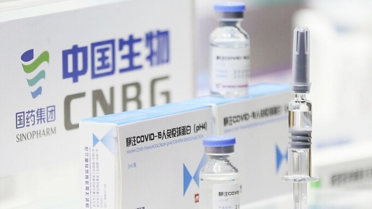 Vaccine ngừa Covid-19 của hãng dược phẩm Sinopharm (Trung Quốc). (Ảnh: Yicai Global)