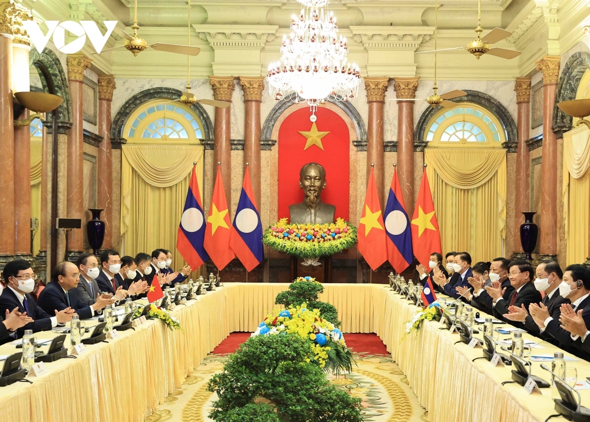 state president phuc welcomes top lao leader picture 2 state president phuc welcomes top lao leader picture 2