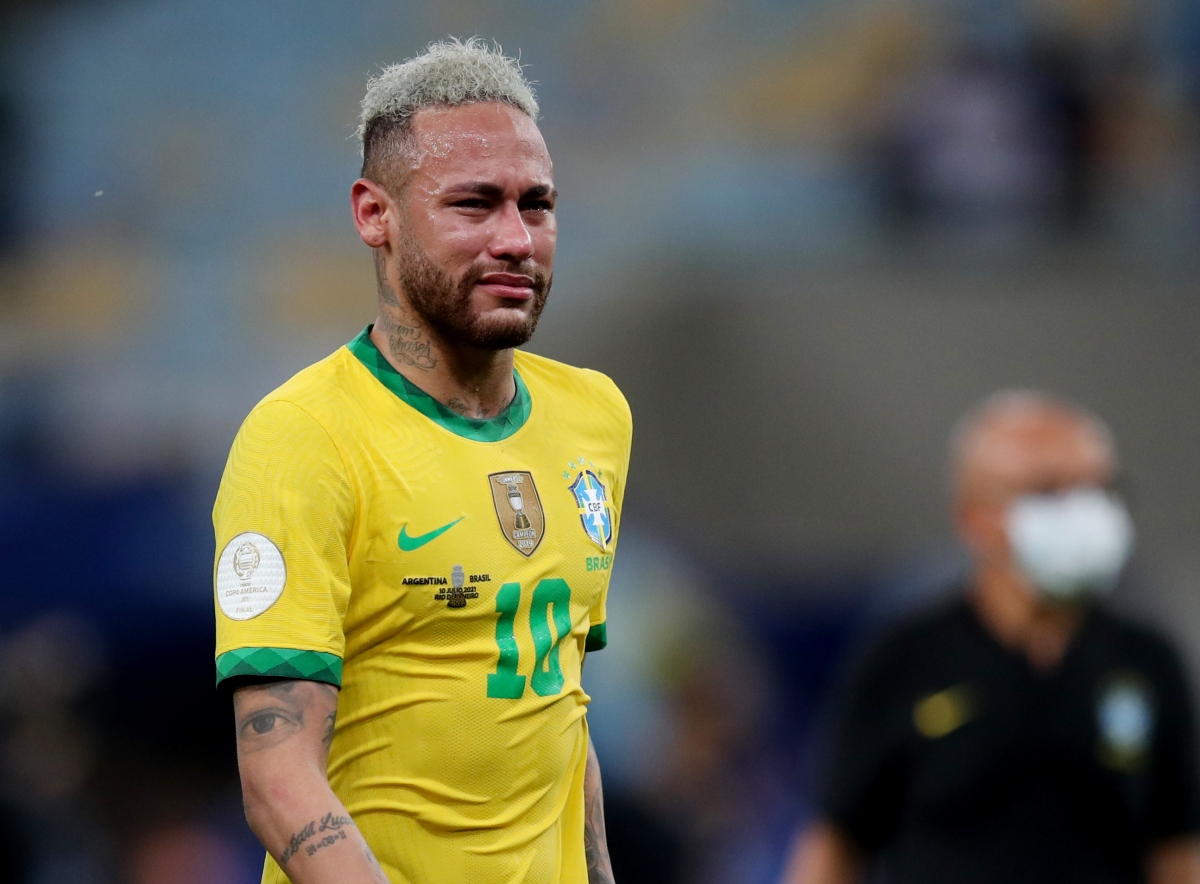 Neymar Khóc Nức Nở Khi Brazil Thất Bại Trước Argentina Ở Chung Kết Copa  America 2021