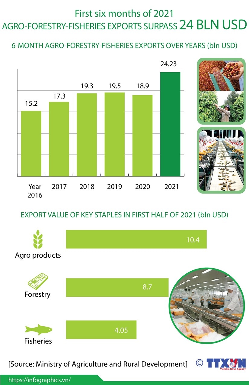 agro-forestry-fisheries exports surpass us 24 billion in h1 picture 1