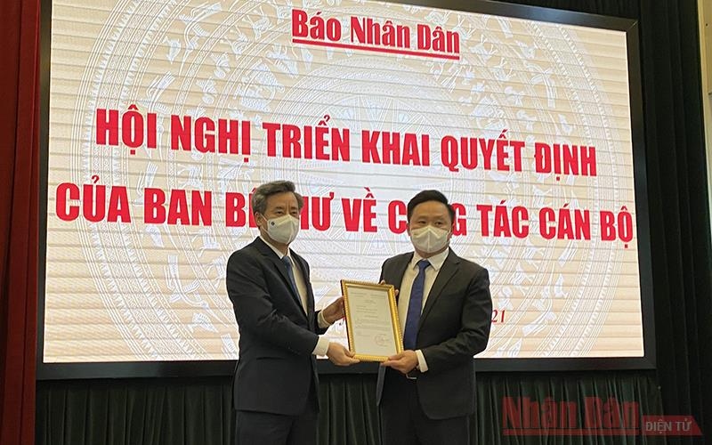 Bổ nhiệm Phó Tổng Biên tập Báo Nhân Dân