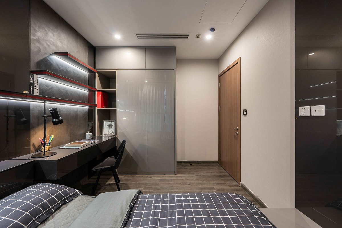 Căn hộ 3 phòng ngủ đề cao không gian riêng tư của mỗi thành viên, đảm bảo phục vụ đầy đủ các nhu cầu nghỉ ngơi, làm việc