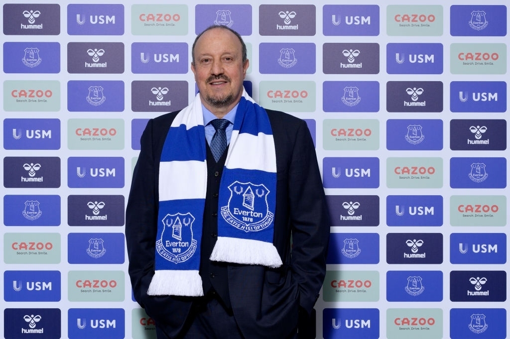 HLV Benitez dẫn dắt Everton (Ảnh: Getty).