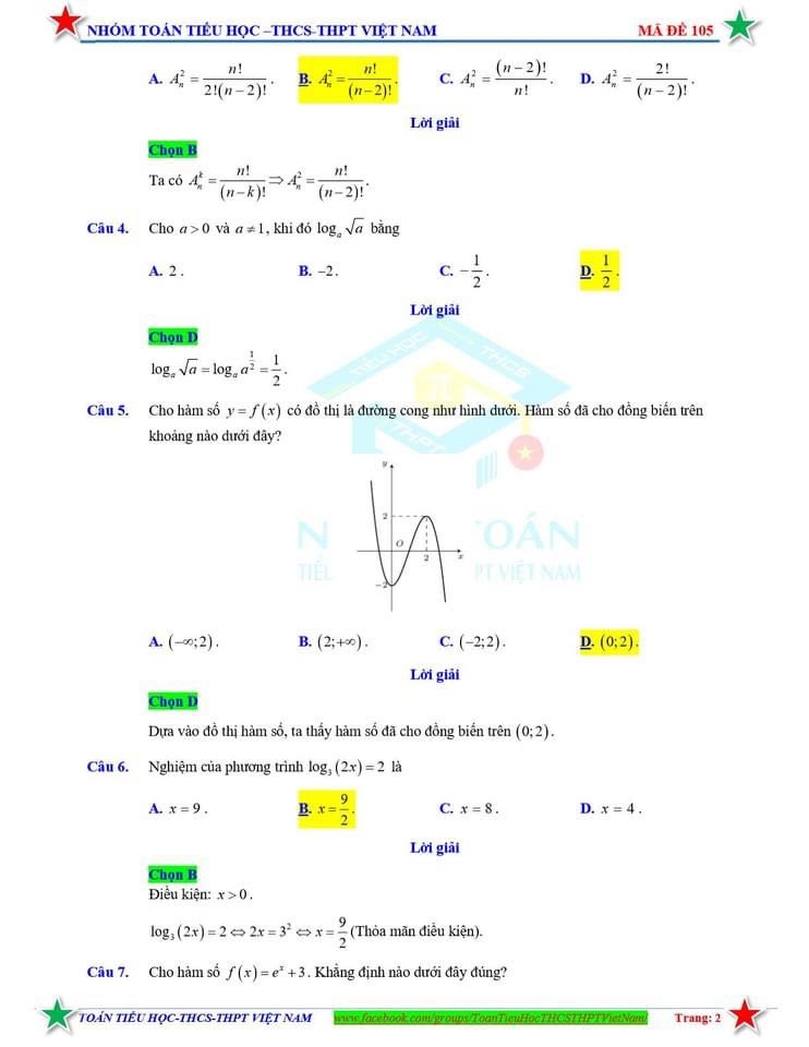 huong dan giai chi tiet va dap an mon toan tot nghiep thpt 2021 hinh anh 2