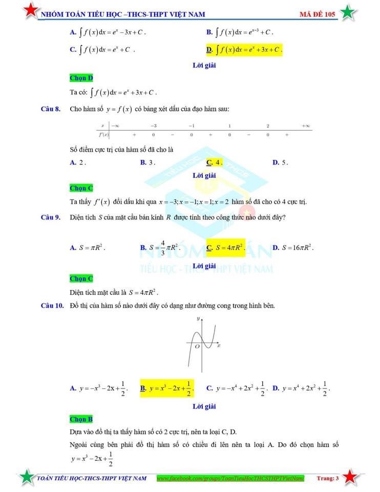 huong dan giai chi tiet va dap an mon toan tot nghiep thpt 2021 hinh anh 3