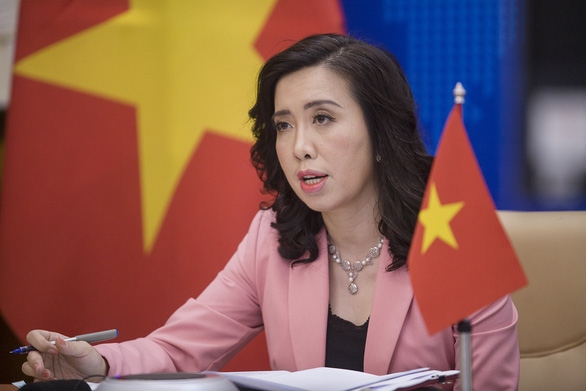 Spokesperson of the Vietnamese Foreign Ministry Le Thi Thu Hang