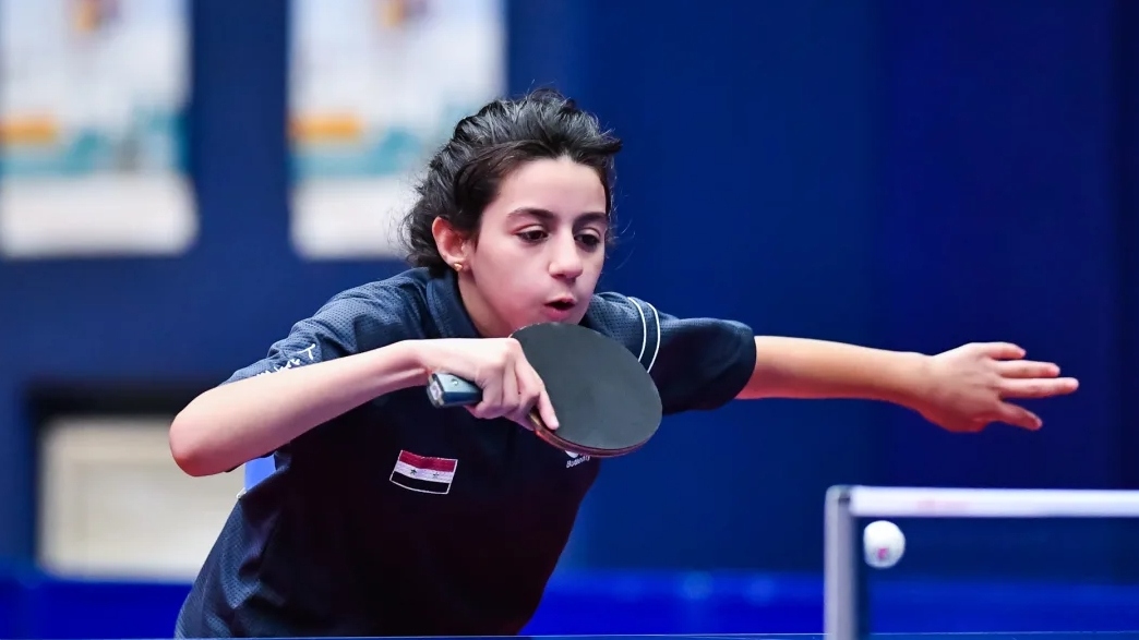 Hend Zaza là vận động viên trẻ nhất dự Olympic Tokyo 2020 (Ảnh: ITTF).