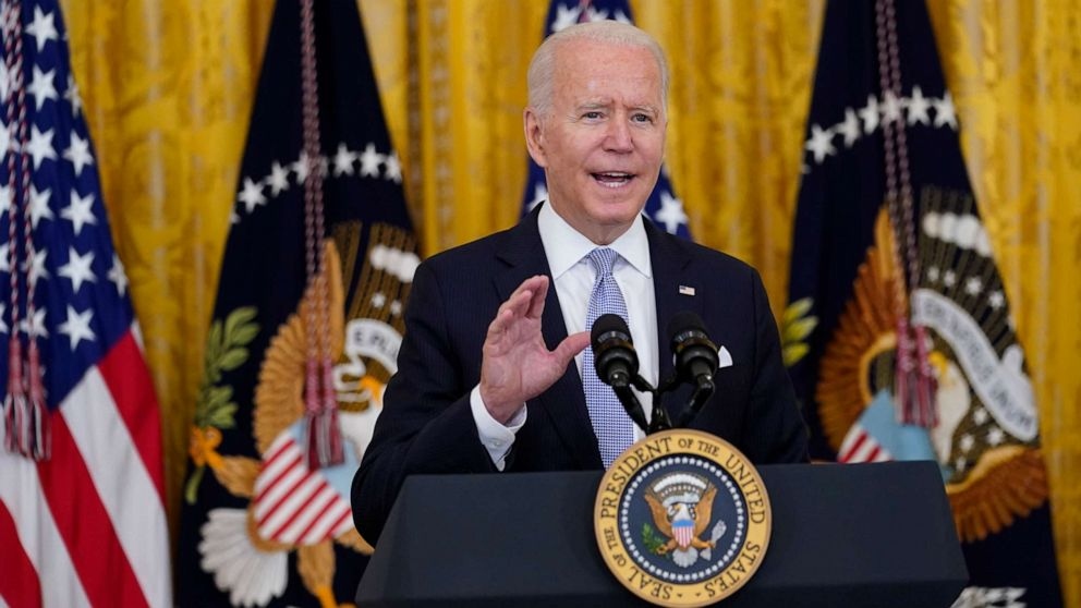 Tổng thống Mỹ Joe Biden họp báo tại Nhà Trắng ngày 29/7. Ảnh: ABC News