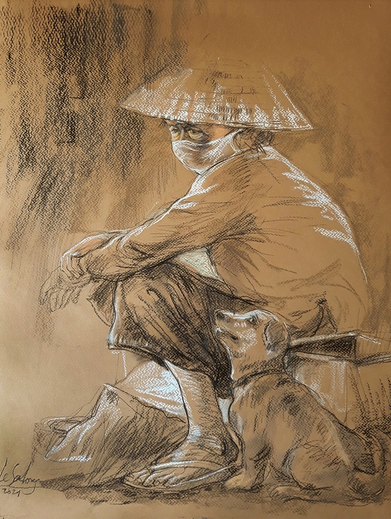 artist s sketch collection celebrates saigonese s altruism during hard times picture 7