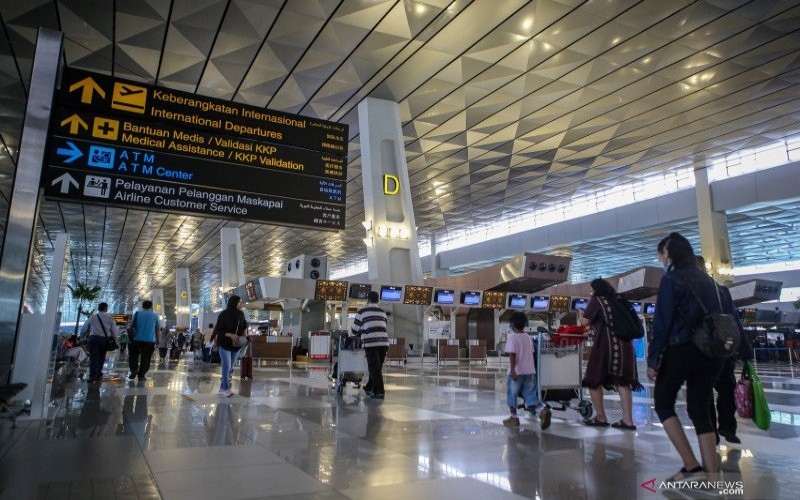 Sân bay quốc tế Soekarno Hatta, thủ đô Jakarta trong đại dịch. Nguồn: antaranews.