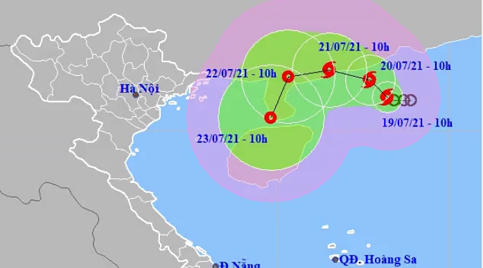 tropical low depression strengthens into storm in east sea picture 1