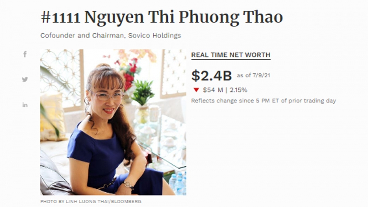 female vietnamese entrepreneur named in billionaires list by forbes picture 1