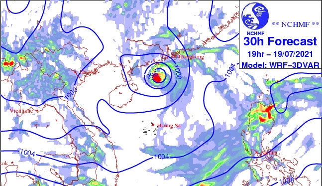 tropical low depression brings heavy rain to northern vietnam picture 1