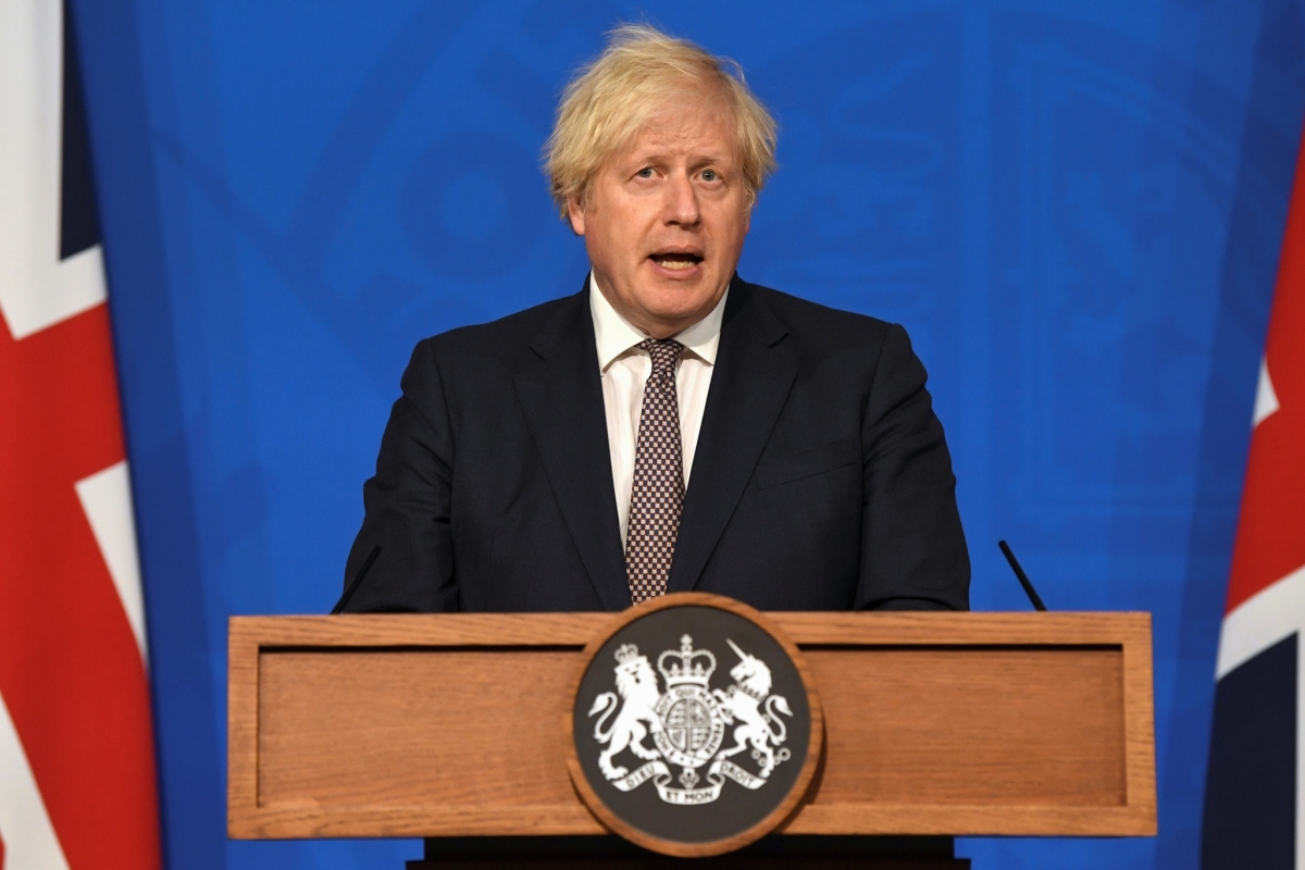 Thủ tướng Anh Boris Johnson quyết định sẽ gỡ bỏ mọi biện pháp phong tỏa vào ngày 19/7. Ảnh: Reuters