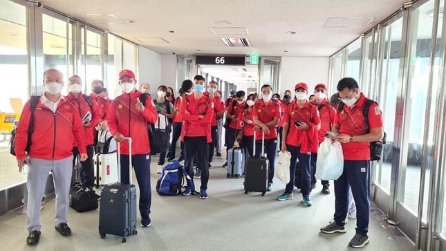 vietnamese athletes arrive in japan for 2020 tokyo olympics picture 1 vietnamese athletes arrive in japan for 2020 tokyo olympics picture 1