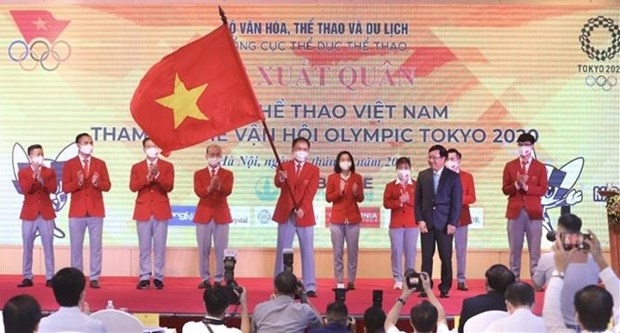 vietnamese delegation sent off to tokyo 2020 olympics picture 1