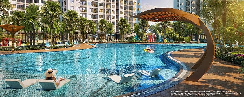 365 ngày sống nghỉ dưỡng đậm chất Mỹ với những tiện nghi như resort tại The Miami.